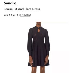 Sandro Black Dress, size Small (1)